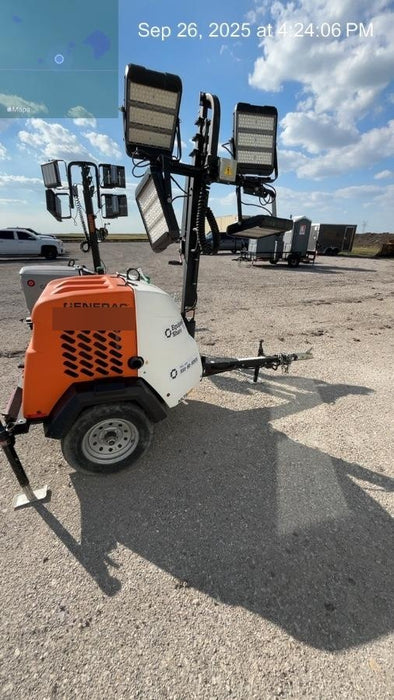 2024 Generac MLT2 Diesel, Flex Switch 120V Input, Powerzone Controller, 
(4) 320W LED Lights, 4kW Generator, 39.9 Gal Fuel Tank, 2" Ball, T3