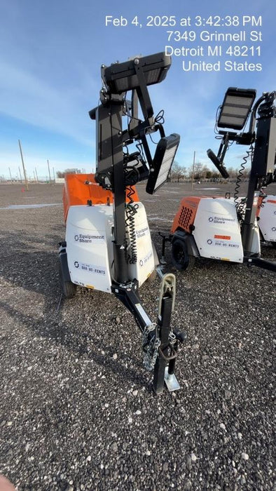 2024 Generac MLT2 Diesel, Flex Switch 120V Input, Powerzone Controller, 
(4) 320W LED Lights, 4kW Generator, 39.9 Gal Fuel Tank, 2" Ball, T3