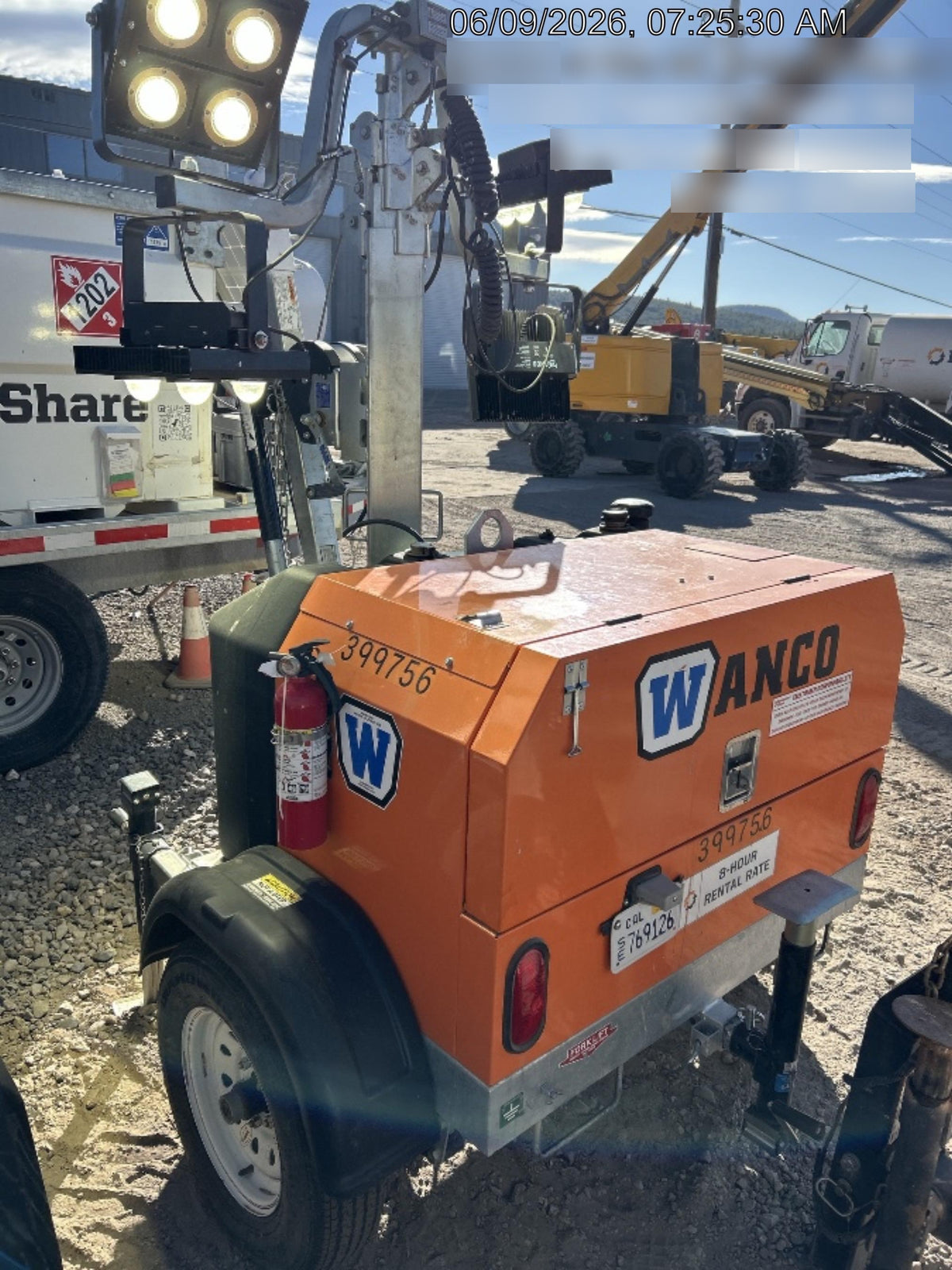 2024 Wanco WLTT-4MM4K Diesel, Deep Sea Controller, Shore Power Plug, Auto Start, (4) 350W LED Floodlights, 4kW Generator, 60 Gal Fuel Tank, 2" Ball, T3
