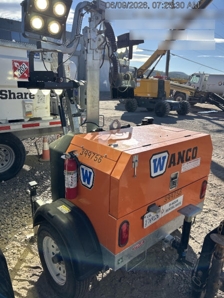 2024 Wanco WLTT-4MM4K Diesel, Deep Sea Controller, Shore Power Plug, Auto Start, (4) 350W LED Floodlights, 4kW Generator, 60 Gal Fuel Tank, 2" Ball, T3