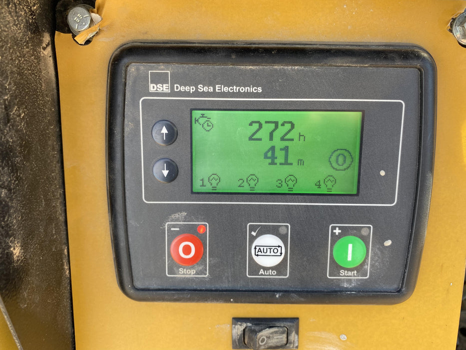 2021 Allmand NLV3GR (4) LED Light Fixture 350W, 23' Vertical Mast, 3kW Prime, Towable, Deep Sea L401, Leveling Jacks, Yanmar T4F 5.8hp