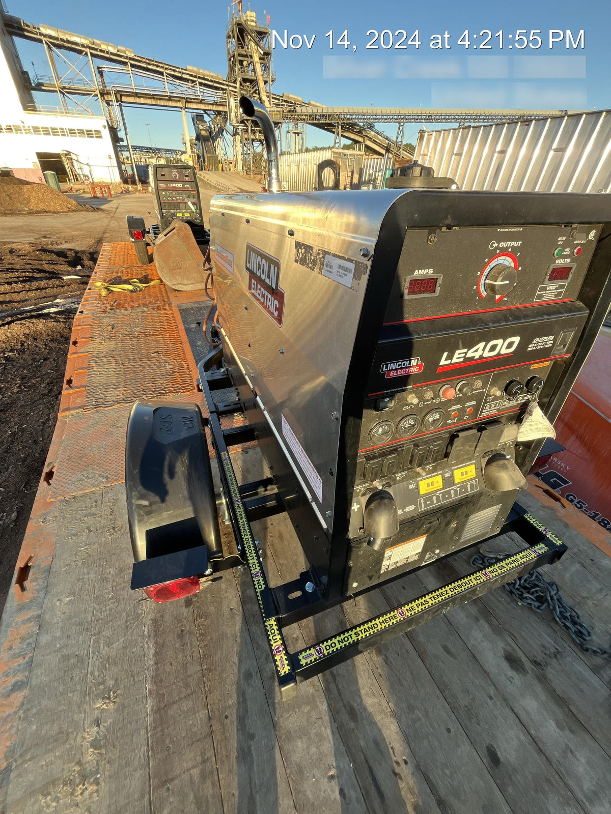 2024 Lincoln Electric LE400 Kubota V1505, Trlr, Cable Rack, Light Kit, ES Decals, T3