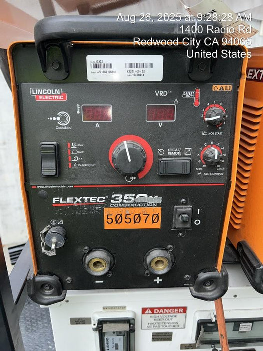 2025 LINCOLN ELECTRIC FLEXTEC 350X