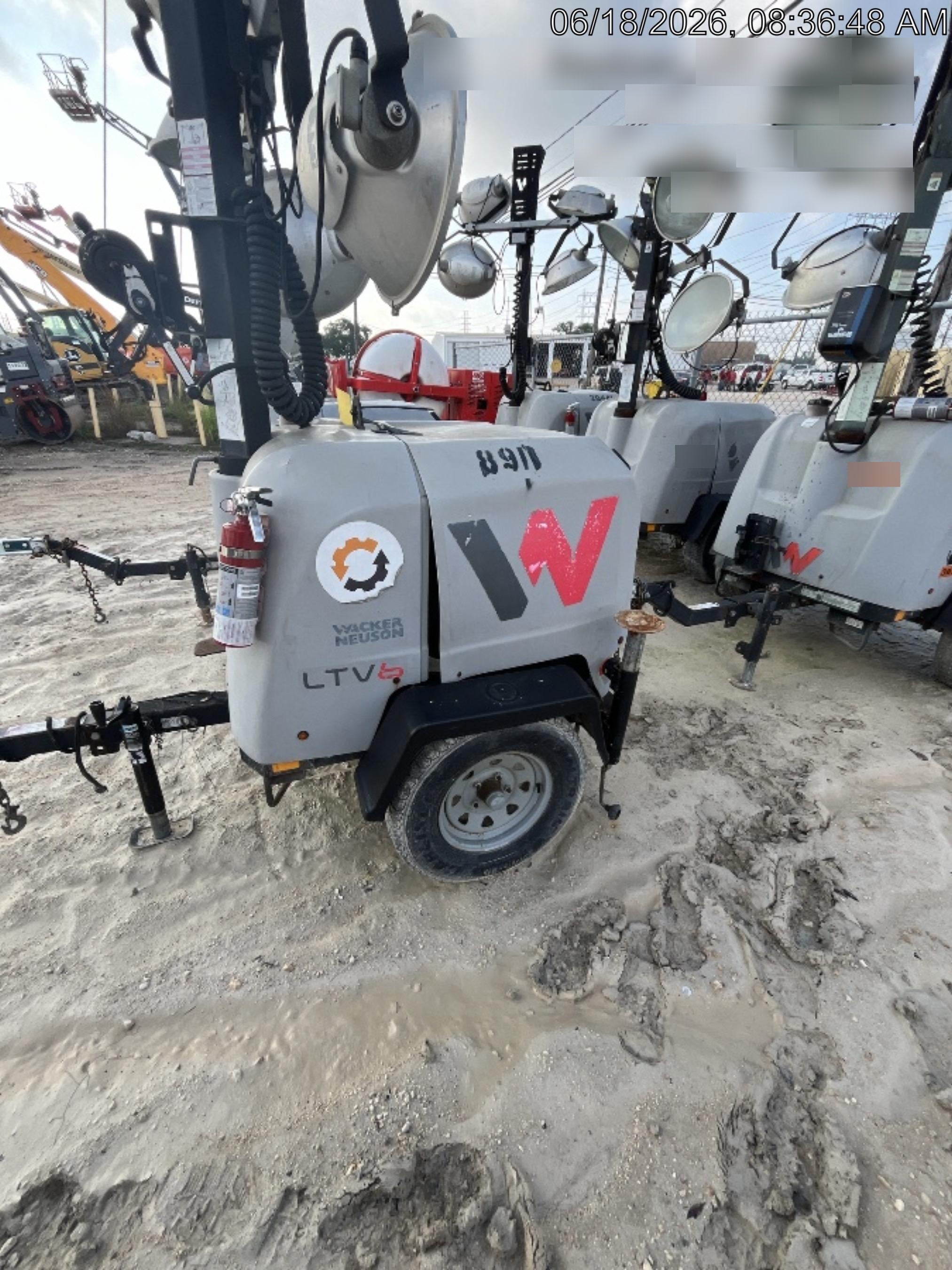 2018 Wacker Neuson LTV6L-MH Wacker Neuson LTV6L Towable Light Tower