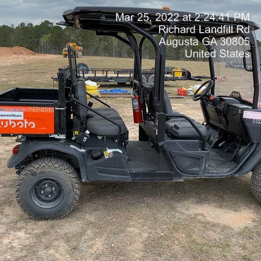 2022 Kubota RTV-X1140W-H Plastic Canopy, Windshield Acrylic Clear, LED Strobe Light, Wire Harness Kit, Back up Alarm