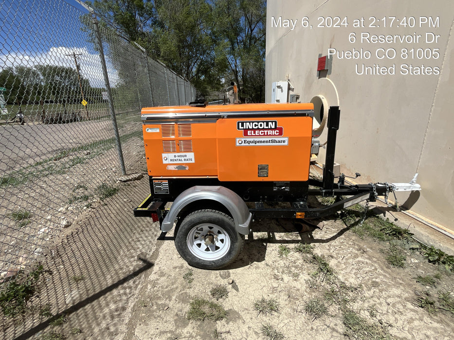 2022 Lincoln Electric LE400 Kubota V1505, Trlr, Cable Rack, Light Kit, ES Decals, T3