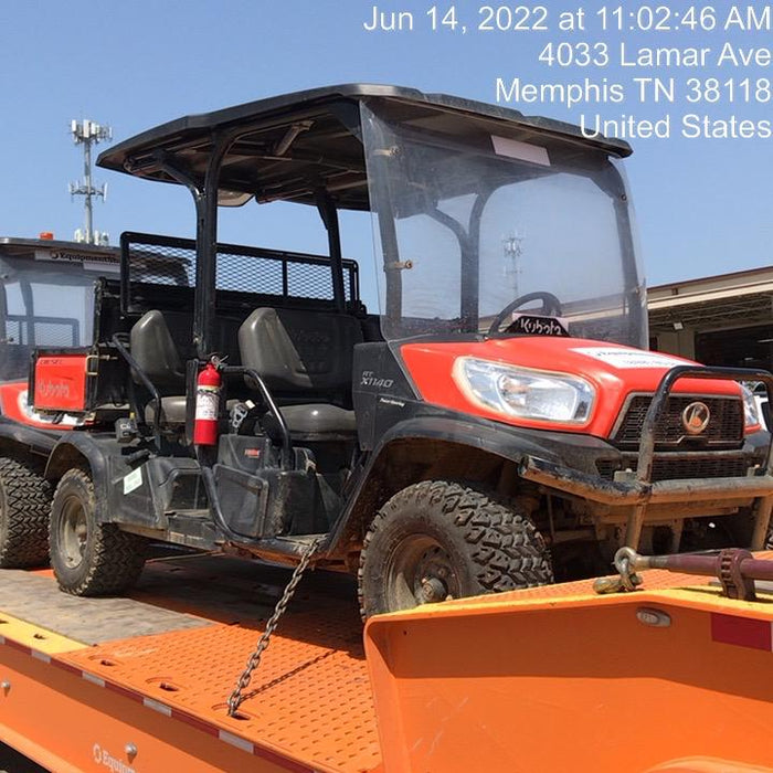 2021 Kubota RTV-X1140W-H Plastic Canopy, Windshield Acrylic Clear, LED Strobe Light, Wire Harness Kit, Back up Alarm