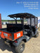 2022 Kubota RTV-X1140W-H Plastic Canopy, Windshield Acrylic Clear, LED Strobe Light, Wire Harness Kit, Back up Alarm