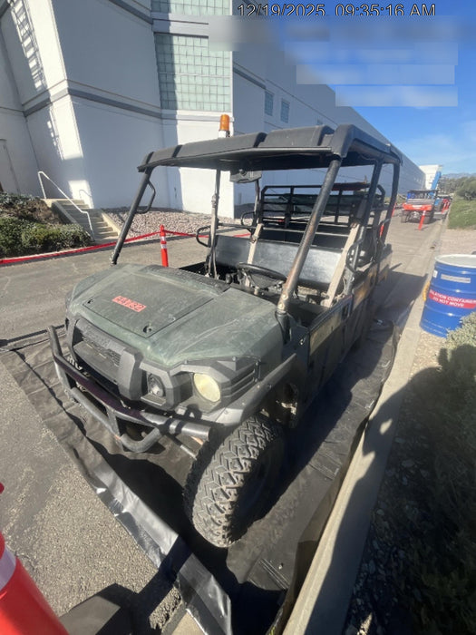 Kawasaki Mule PRO-DXT Standard Options, Backup Alarm, Beacon, Plastic Hard Top, Poly Windshield, Horn Kit