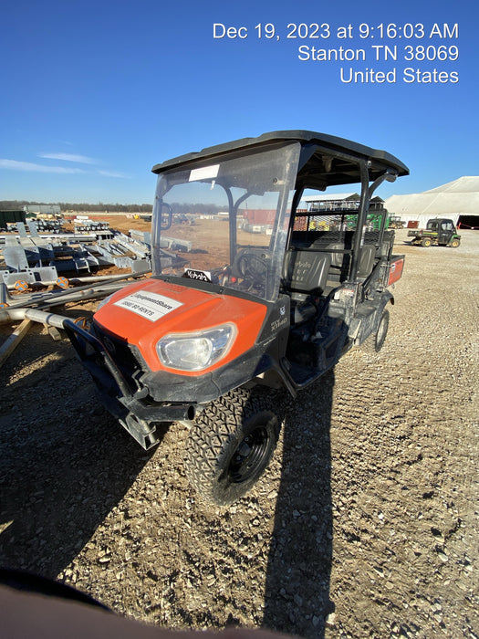 2021 Kubota RTV-X1140W-H Plastic Canopy, Windshield Acrylic Clear, LED Strobe Light, Wire Harness Kit, Back up Alarm