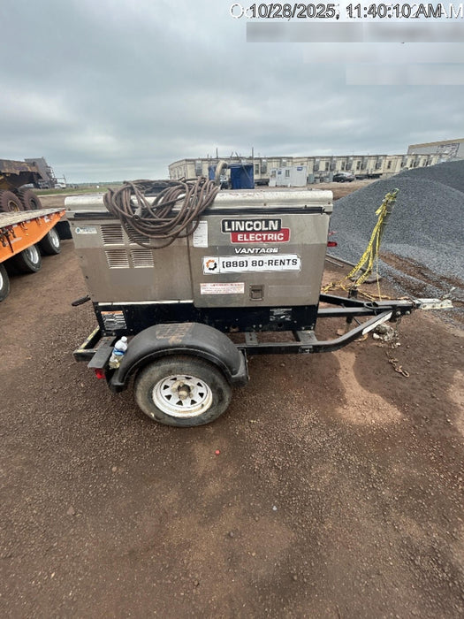 2019 Lincoln Electric Vantage 322 Lincoln Vantage 322 Welder w/Trailer, Light Kit, Cable Rack