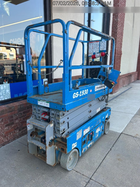 2019 Genie GS-1930 Fixed Rails with Chain Entry