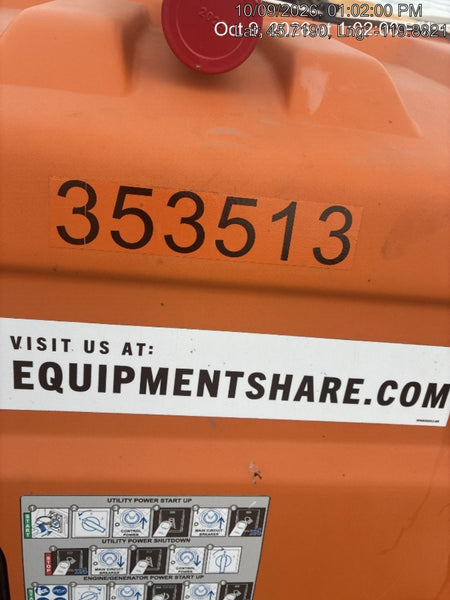 2023 Generac MLT2 Diesel, Flex Switch 120V Input, Powerzone Controller, (4) 320W LED Lights, 4kW Generator, 39.9 Gal Fuel Tank, 2" Ball, T3