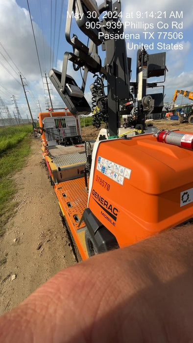 2023 Generac MLT2 Diesel, Flex Switch 120V Input, Powerzone Controller, 
(4) 320W LED Lights, 4kW Generator, 39.9 Gal Fuel Tank, 2" Ball, T3