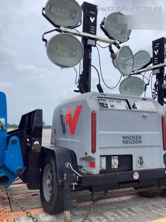 2019 Wacker Neuson LTV6L-MH Wacker Neuson LTV6L Mobile Light Tower w/Fuel Level Sensor Installed