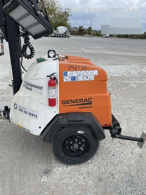 2024 Generac MLT2 Diesel, Flex Switch 120V Input, Powerzone Controller, 
(4) 320W LED Lights, 4kW Generator, 39.9 Gal Fuel Tank, 2" Ball, T3