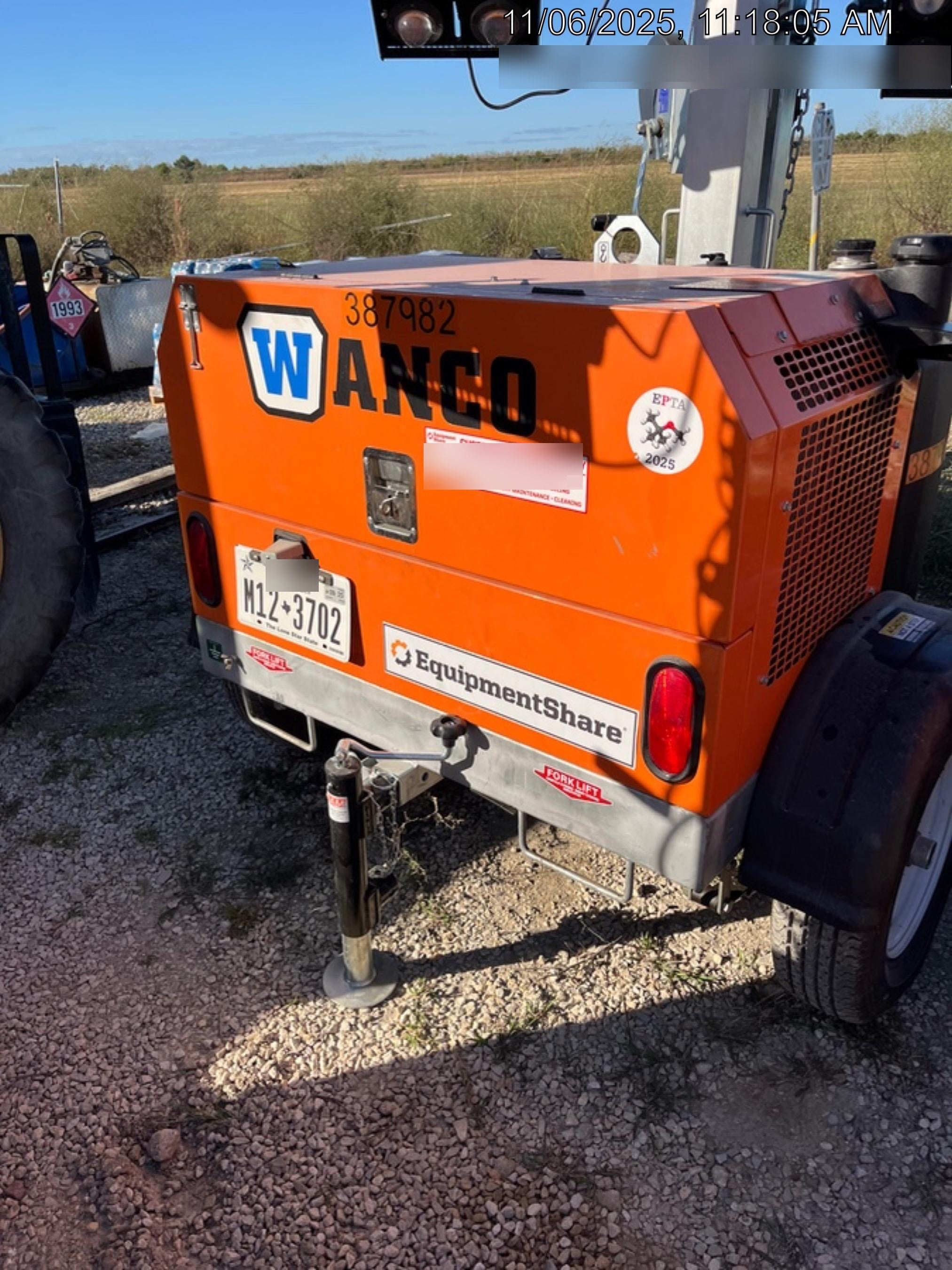 2024 Wanco WLTT-4MM4K Diesel, Deep Sea Controller, Shore Power Plug, Auto Start, (4) 350W LED Floodlights, 4kW Generator, 60 Gal Fuel Tank, 2" Ball, T3