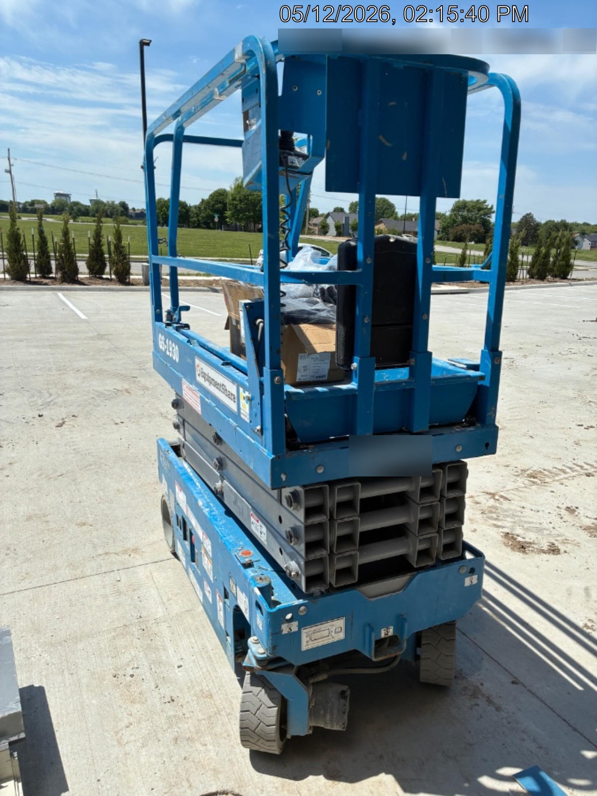 2019 Genie GS-1930 Fixed rails with chain Entry