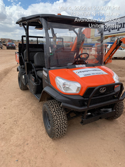 2022 Kubota RTV-X1140W-H Plastic Canopy, Windshield Acrylic Clear, LED Strobe Light, Wire Harness Kit, Back up Alarm