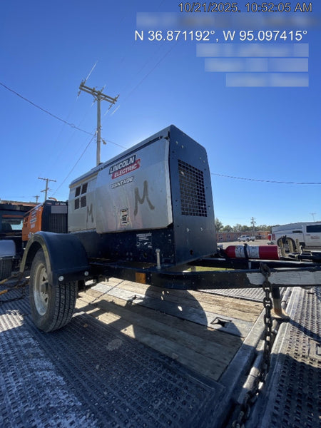 Lincoln Electric Vantage 322 Lincoln Vantage 322 Welder w/Trailer