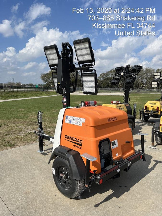 2025 Generac MLTS-4 Diesel, Mitsubishi L2E, 7.1 hp @1800 rpm, Flex Switch 120V Input, Powerzone Controller, (4) 320W LED Lights, 4kW Generator, 39.9 Gal Fuel Tank, 2" Ball, T3, ES Decals