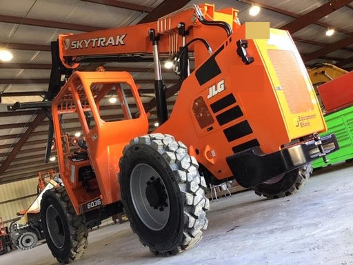 2019 Skytrak 6036 Canopy, Solid Tires, LED Work Lights, Beacon w/72" Carriage, 48" Pallet Forks