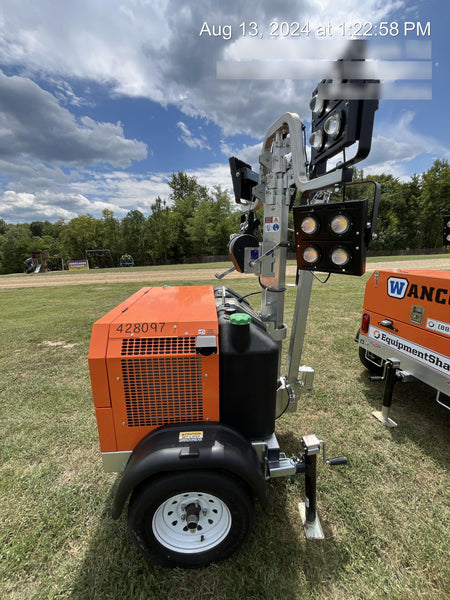 2024 Wanco WLTT-4MM4K Diesel, Deep Sea Controller, Shore Power Plug, Auto Start, (4) 350W LED Floodlights, 4kW Generator, 60 Gal Fuel Tank, 2" Ball, T3