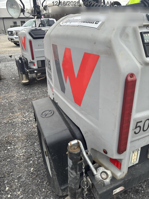 2019 Wacker Neuson LTV6L-MH Mobile Light Tower w/Fuel Level Sensor Installed