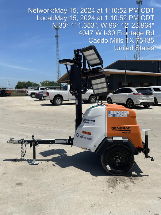 2024 Generac MLT2 Diesel, Flex Switch 120V Input, Powerzone Controller, 
(4) 320W LED Lights, 4kW Generator, 39.9 Gal Fuel Tank, 2" Ball, T3