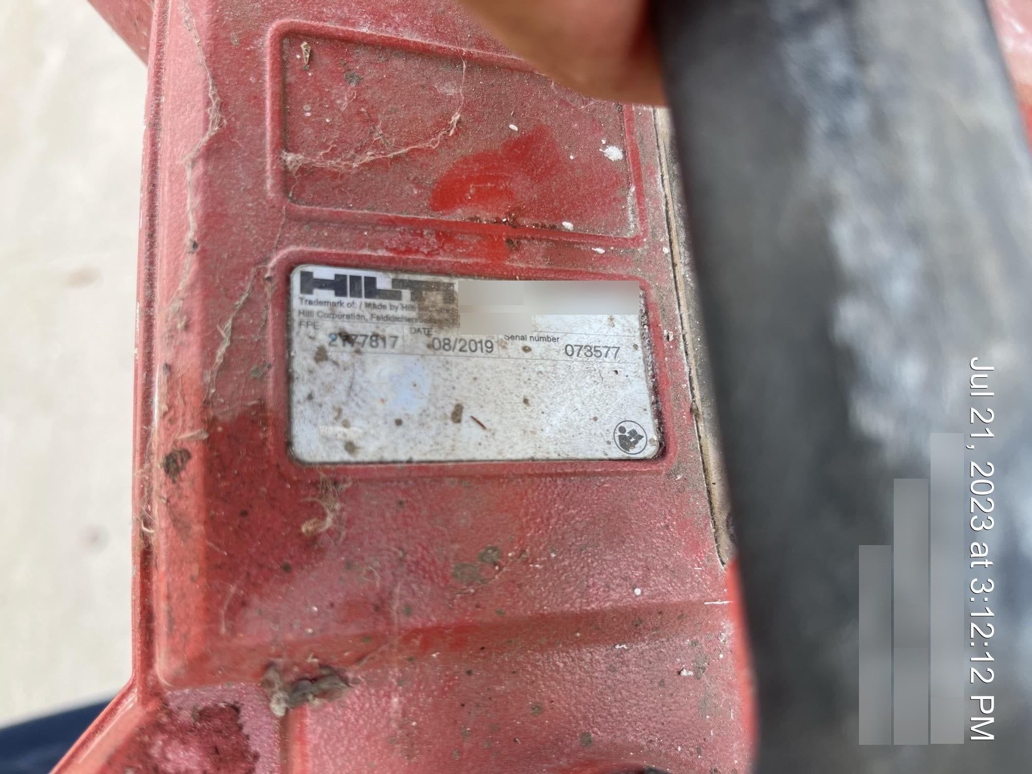 2020 HILTI DD 150-U
