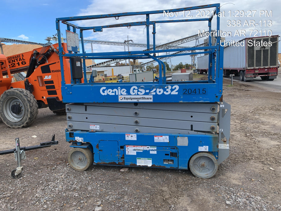 2018 Genie GS-2632 Genie GS-2632 w/Fixed Rail, Chain Entry