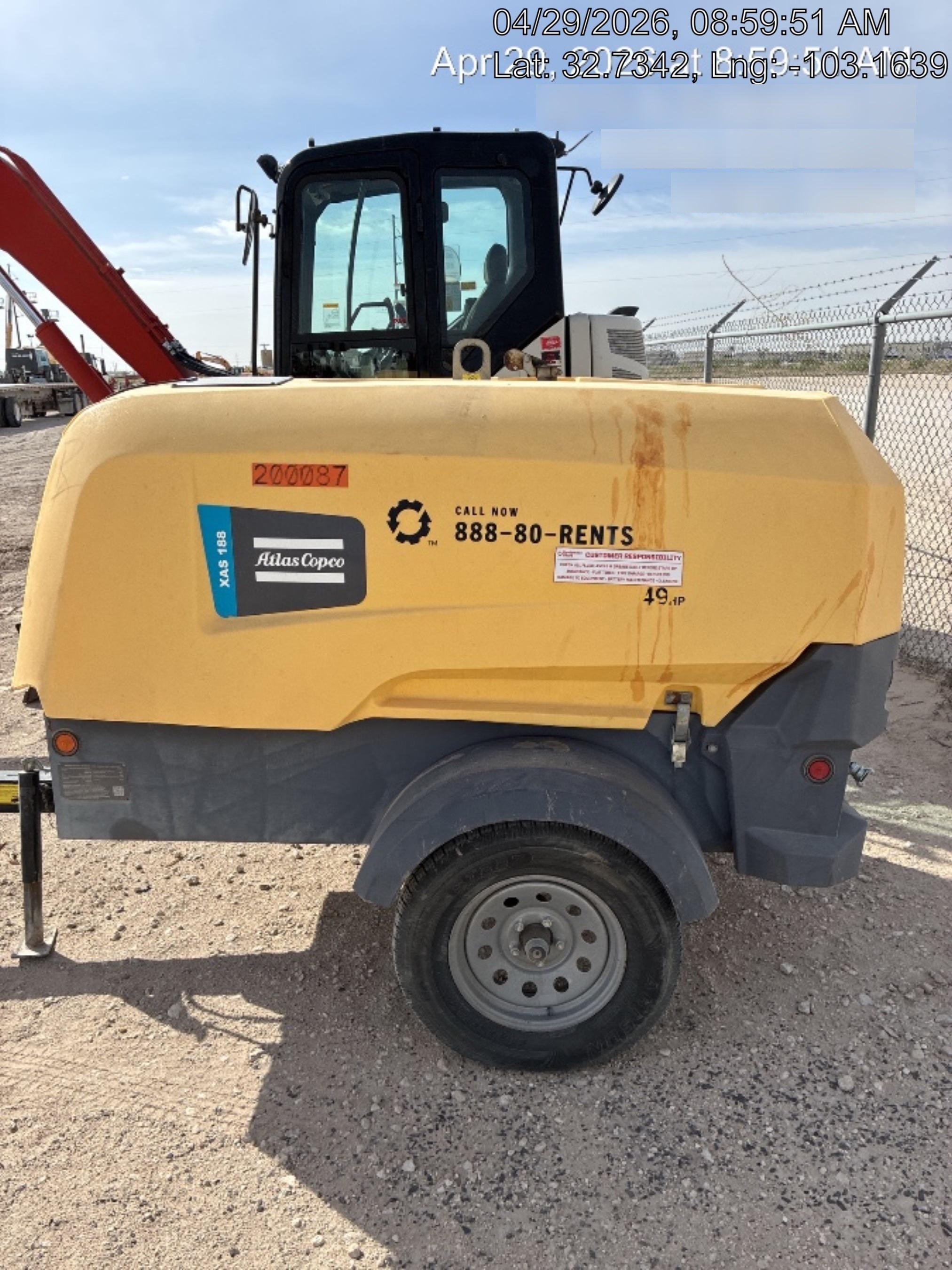 2022 ATLAS COPCO XAS188 CWK
