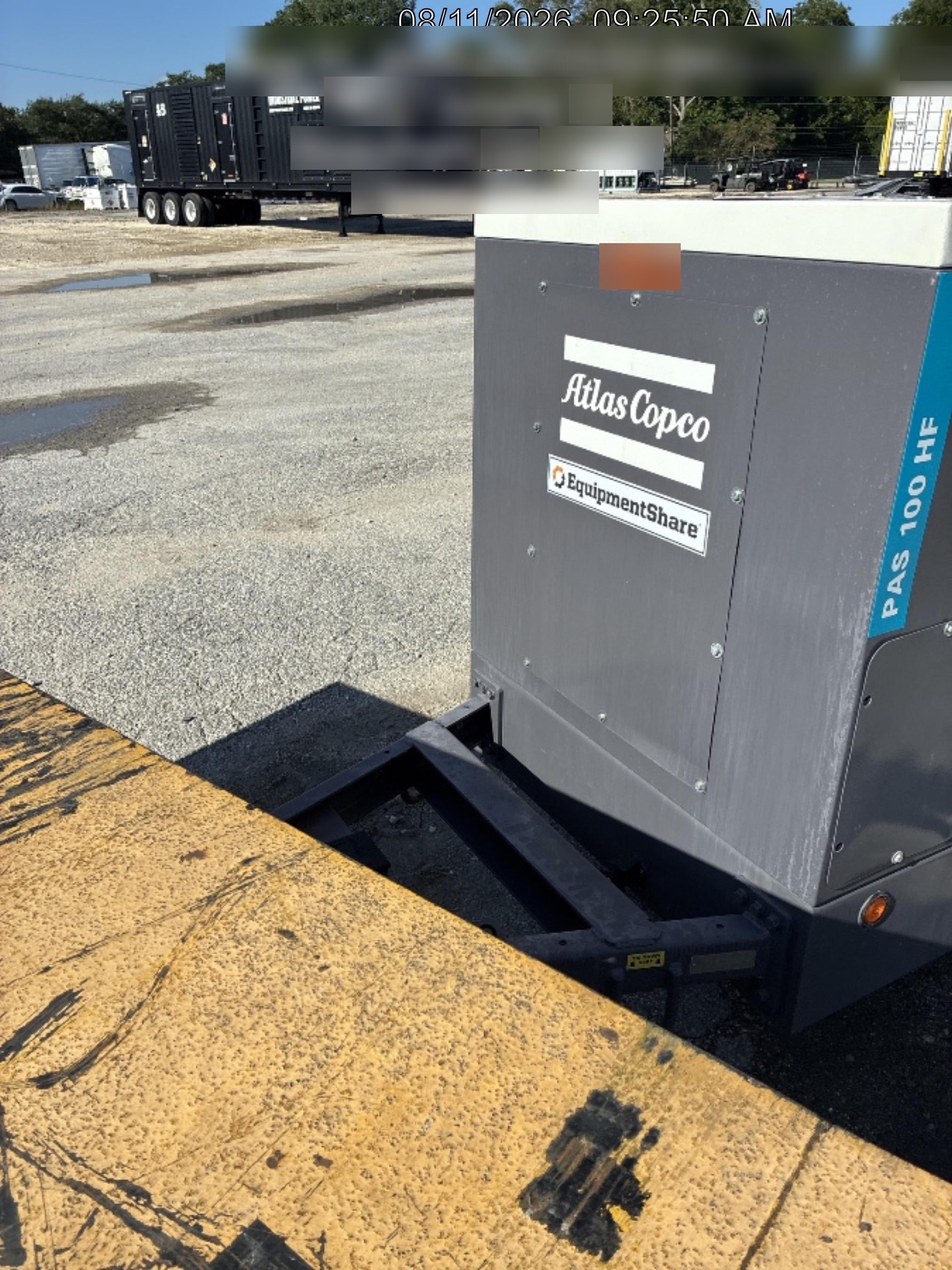 2020 ATLAS COPCO PAS 100 HF CS Enclosed