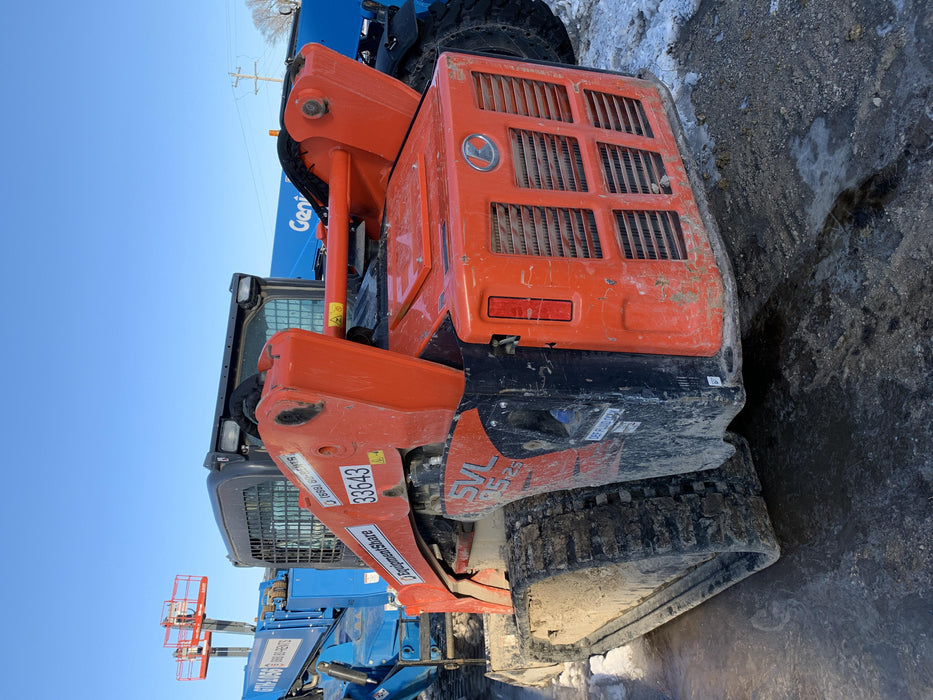 2019 Kubota SVL95-2S Cab/Heat/Air, Standard Tracks, Standard Flow, Hydraulic QC 80" HD w/ Smooth Cutting Edge