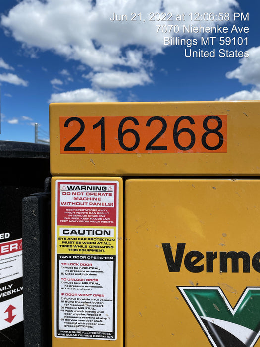 2022 Vac-Tron LP573XDT T4 Koehler Diesel Engine, 500 Gallon Debris Tank, x2 100 Gallon Water Tanks