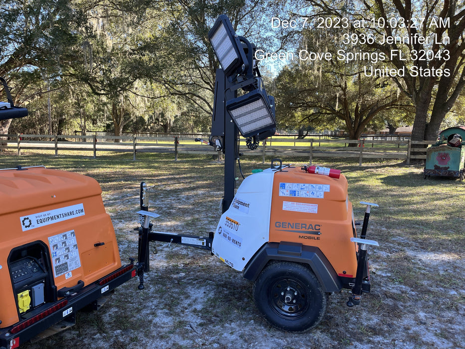 2023 Generac MLT2 Diesel, Flex Switch 120V Input, Powerzone Controller, (4) 320W LED Lights, 4kW Generator, 39.9 Gal Fuel Tank, 2" Ball, T3