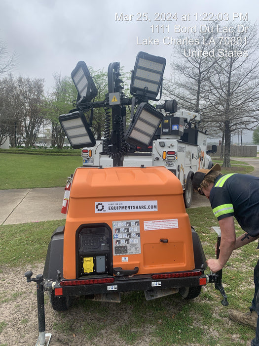 2023 Generac MLT2 Diesel, Flex Switch 120V Input, Powerzone Controller, 
(4) 320W LED Lights, 4kW Generator, 39.9 Gal Fuel Tank, 2" Ball, T3