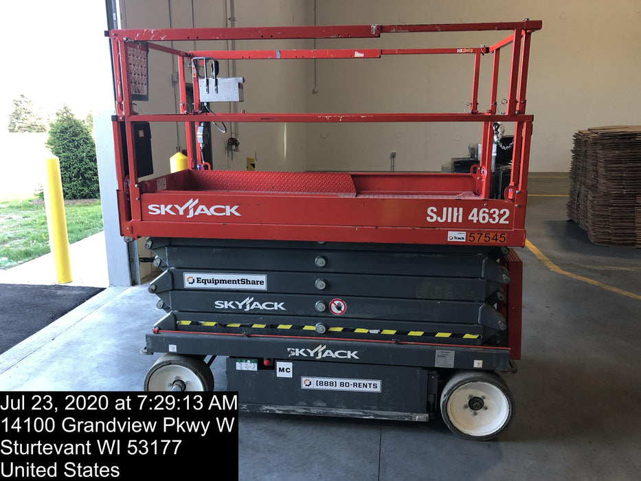 2016 Skyjack SJIII-4632 Standard Rental Specs