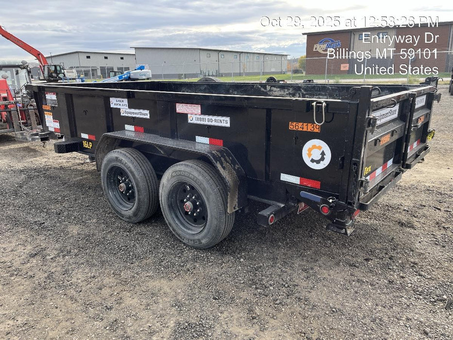 2025 BIG TEX TRAILER 16LP-14BK6SIRPD