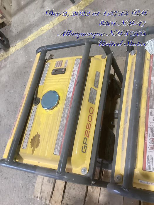 2020 WACKER NEUSON GP2500A