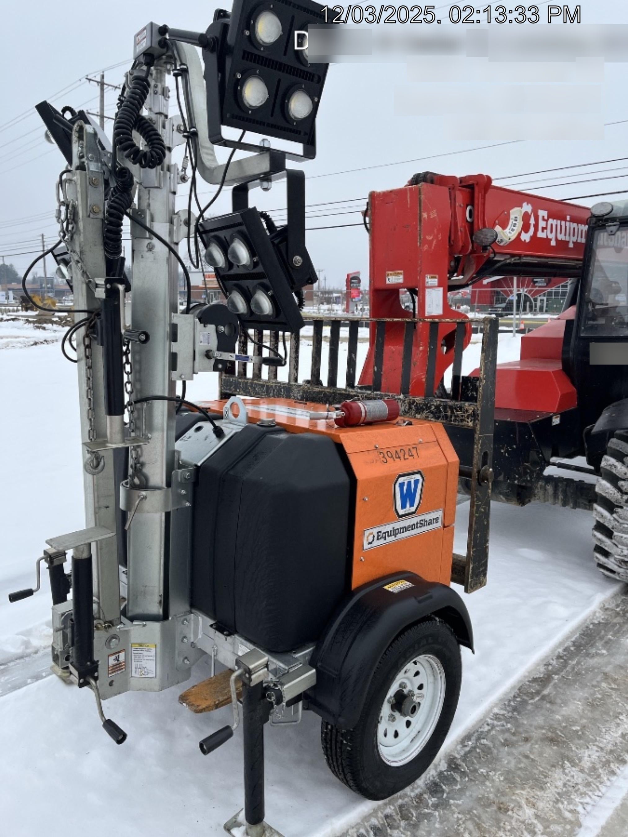 2024 Wanco WLTT-4MM4K Diesel, Deep Sea Controller, Shore Power Plug, Auto Start, (4) 350W LED Floodlights, 4kW Generator, 60 Gal Fuel Tank, 2" Ball, T3