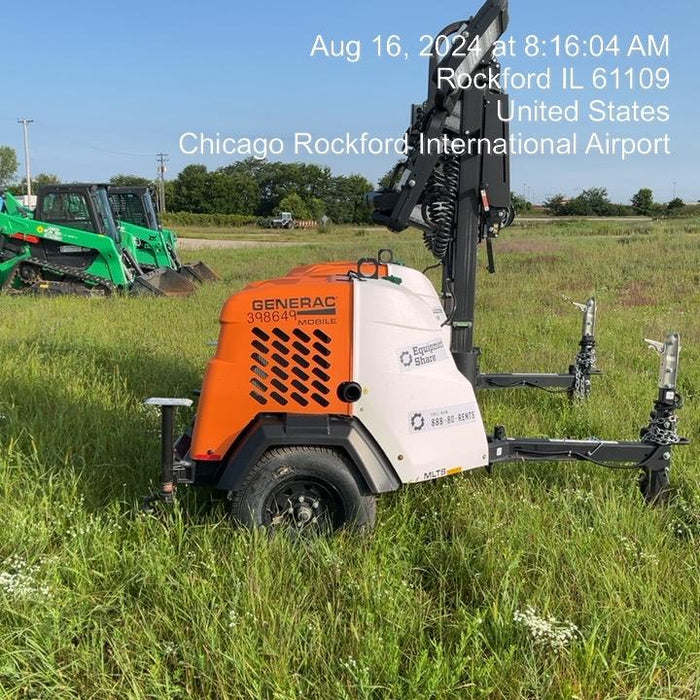 2024 Generac MLT2 Diesel, Flex Switch 120V Input, Powerzone Controller, 
(4) 320W LED Lights, 4kW Generator, 39.9 Gal Fuel Tank, 2" Ball, T3