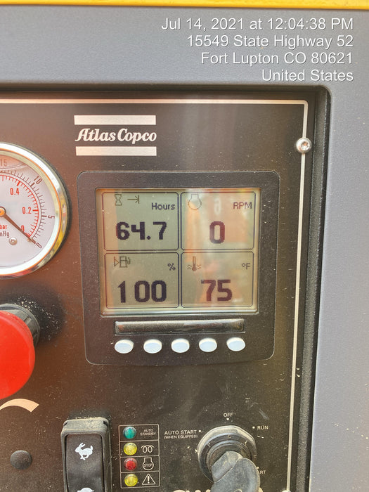 2021 ATLAS COPCO PAS 100 HF CS Enclosed