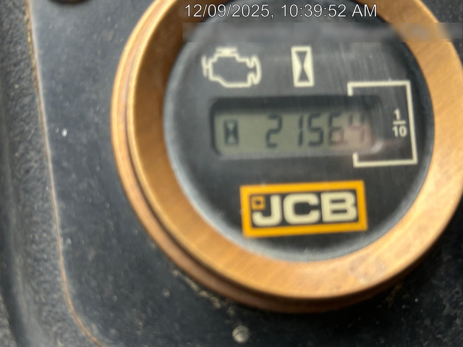 2019 JCB 510-56 Open ROPS, 74 HP, Solid Tires, Worklights, Beacon, Aux Hydraulics, Lifting Eye w/66" Carriage/60" Forks