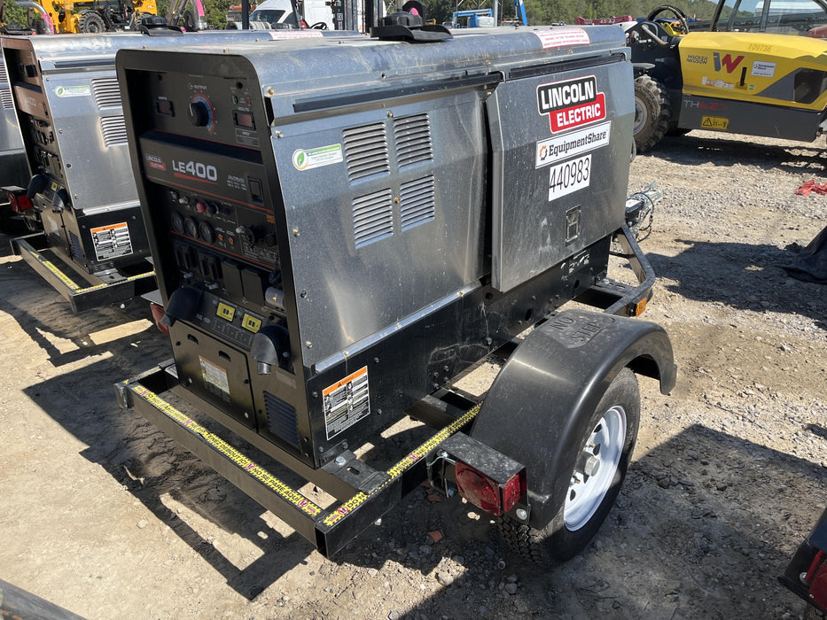 2024 Lincoln Electric LE400 Kubota V1505, Trlr, Cable Rack, Light Kit, ES Decals, T3