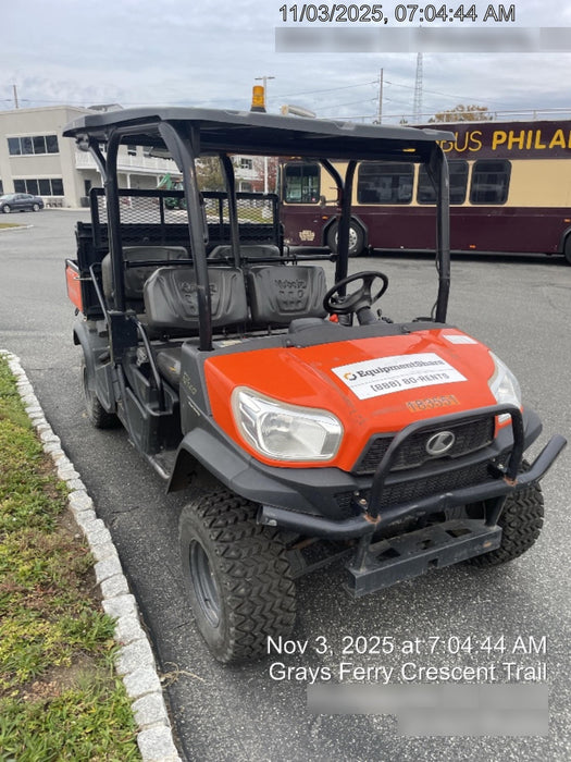 2021 Kubota RTV-X1140W-H Plastic Canopy, Windshield Acrylic Clear, LED Strobe Light, Wire Harness Kit, Back up Alarm