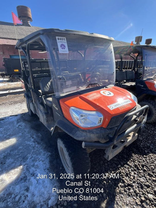 2024 Kubota RTV-X1140W-H 4WD, LED Strobe, Windshield Acrylic Clear, Plastic Canopy, Wire Harness Kit, Backup Alarm