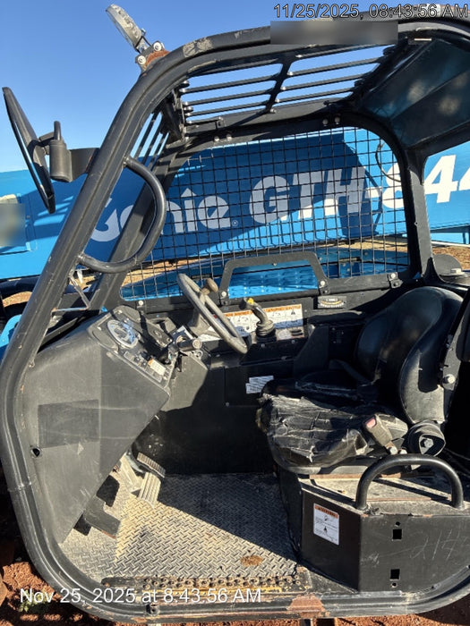 2018 Genie GTH-844 Genie GTH-844 w/ROPS, Work Lights, Solid Tires, RH Cab Mesh, Beacon, 60" Carriage and Forks