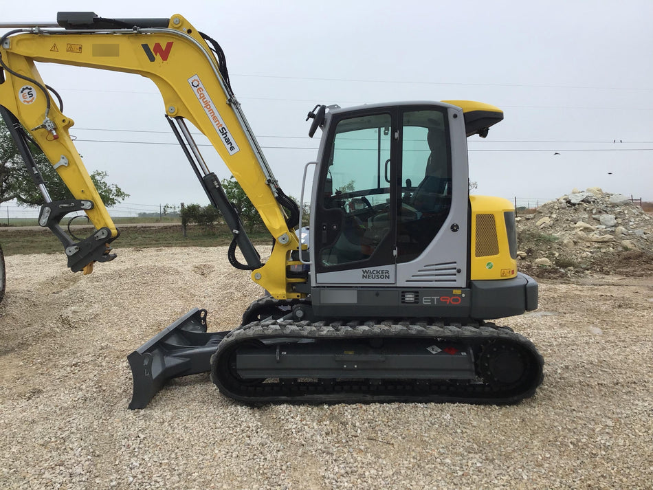 Wacker Neuson ET90 ET90 18K Excavator, Cab, Bucket