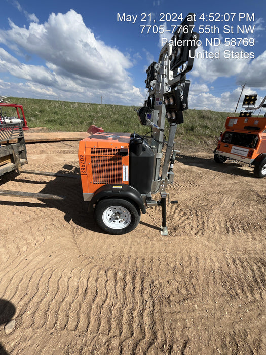 2024 Wanco WLTT-4MM4K Diesel, Deep Sea Controller, Shore Power Plug, Auto Start, (4) 350W LED Floodlights, 4kW Generator, 60 Gal Fuel Tank, 2" Ball, T3